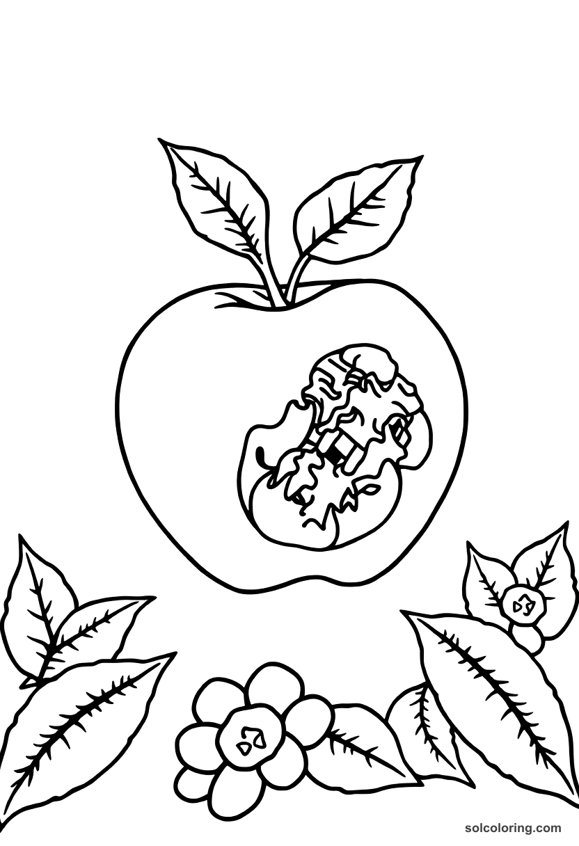 The Magic Apple That Cures All Illness coloring pages