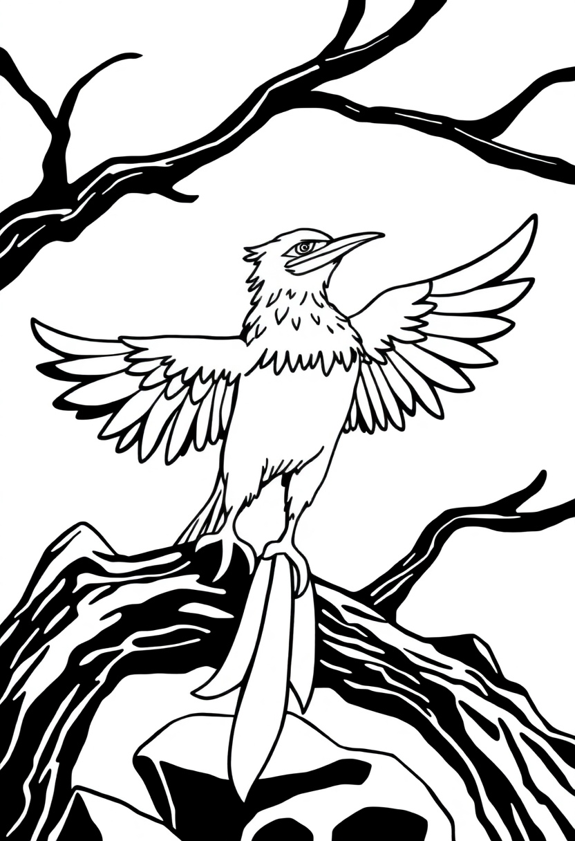 Thunderbird coloring pages