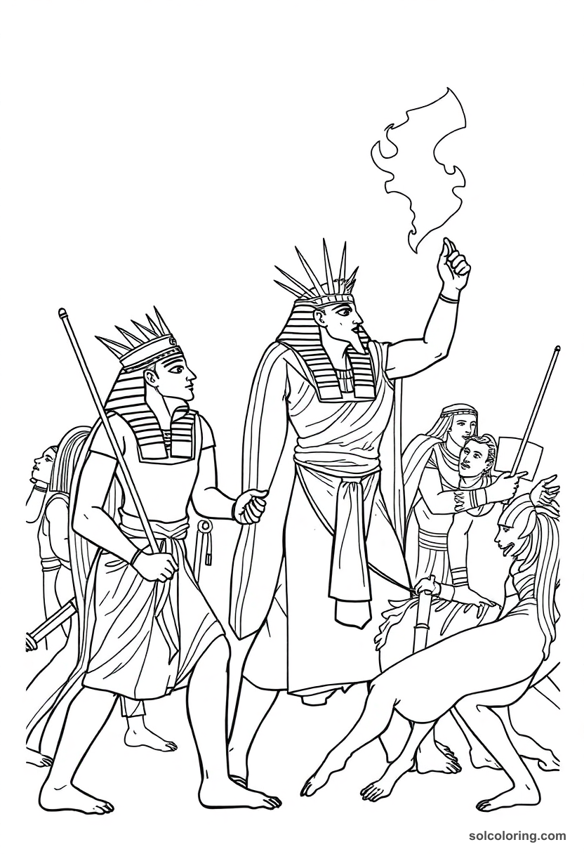 Thutmose III Smiting Enemies