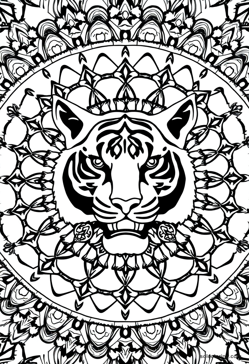 Mandala Tiger