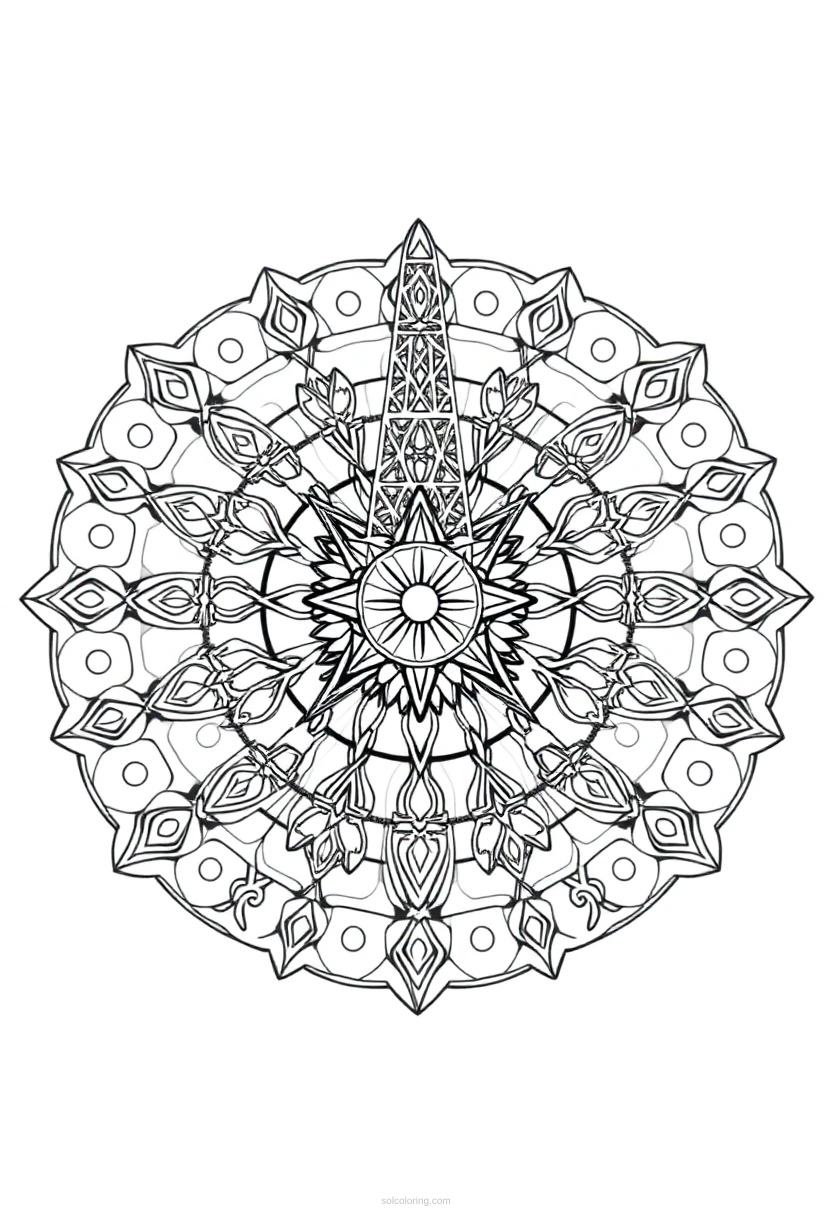 Tower Crane coloring page for kids