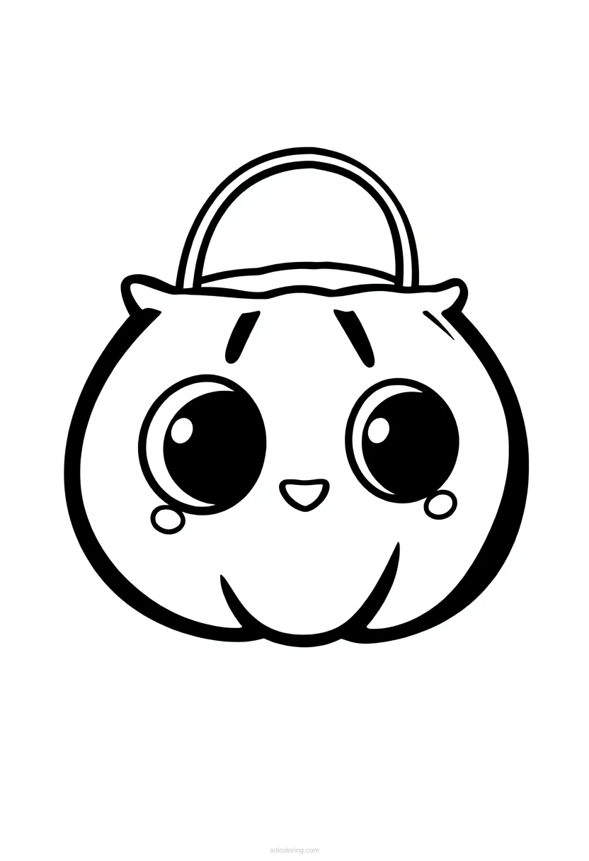 Trick-or-Treat Bag coloring page for kids