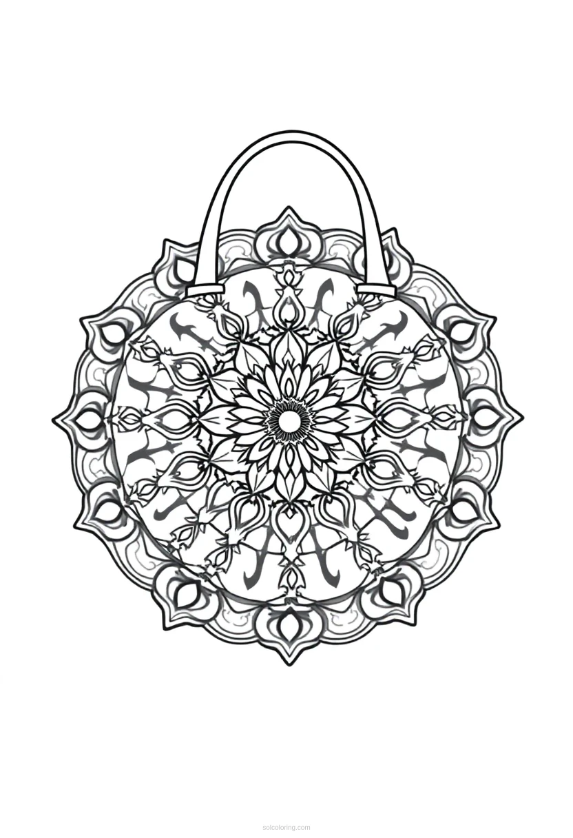 Trick-or-Treat Bag coloring page for kids