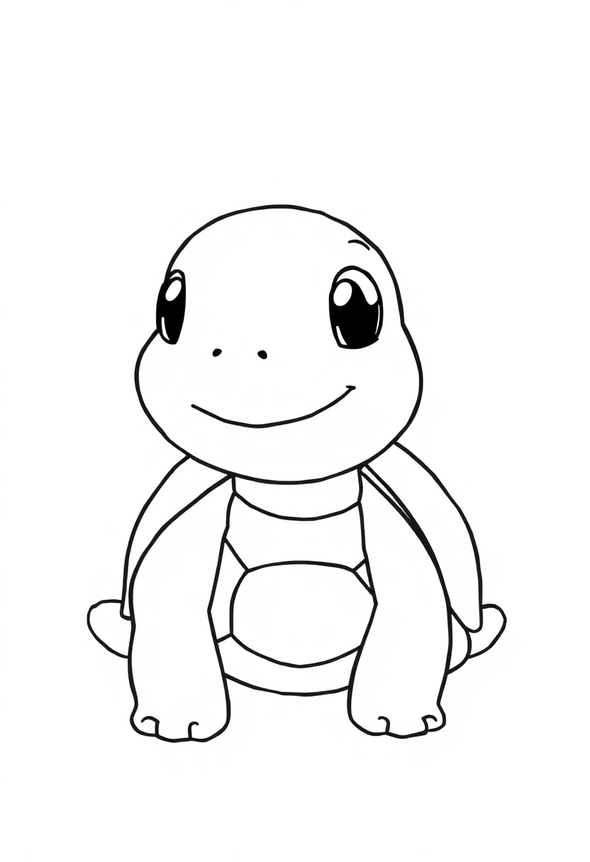 Turtle coloring page, free printable