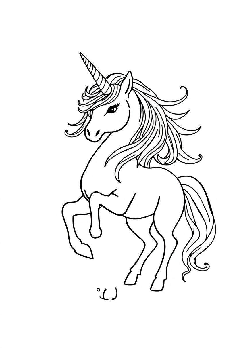 Unicorn Mandala Detailed coloring pages