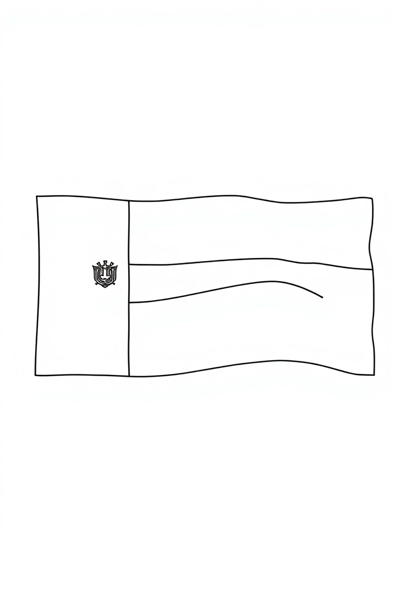 United Arab Emirates Flag coloring pages