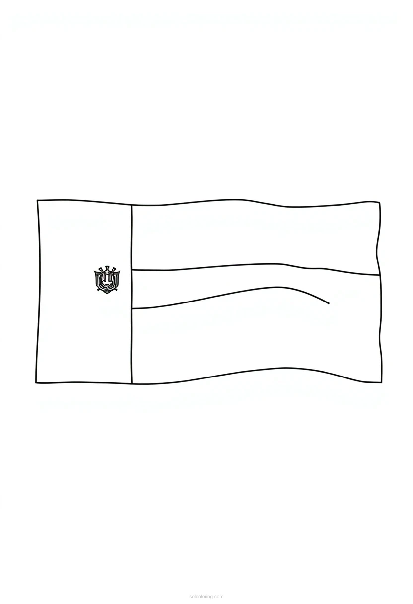 United Arab Emirates Flag coloring pages