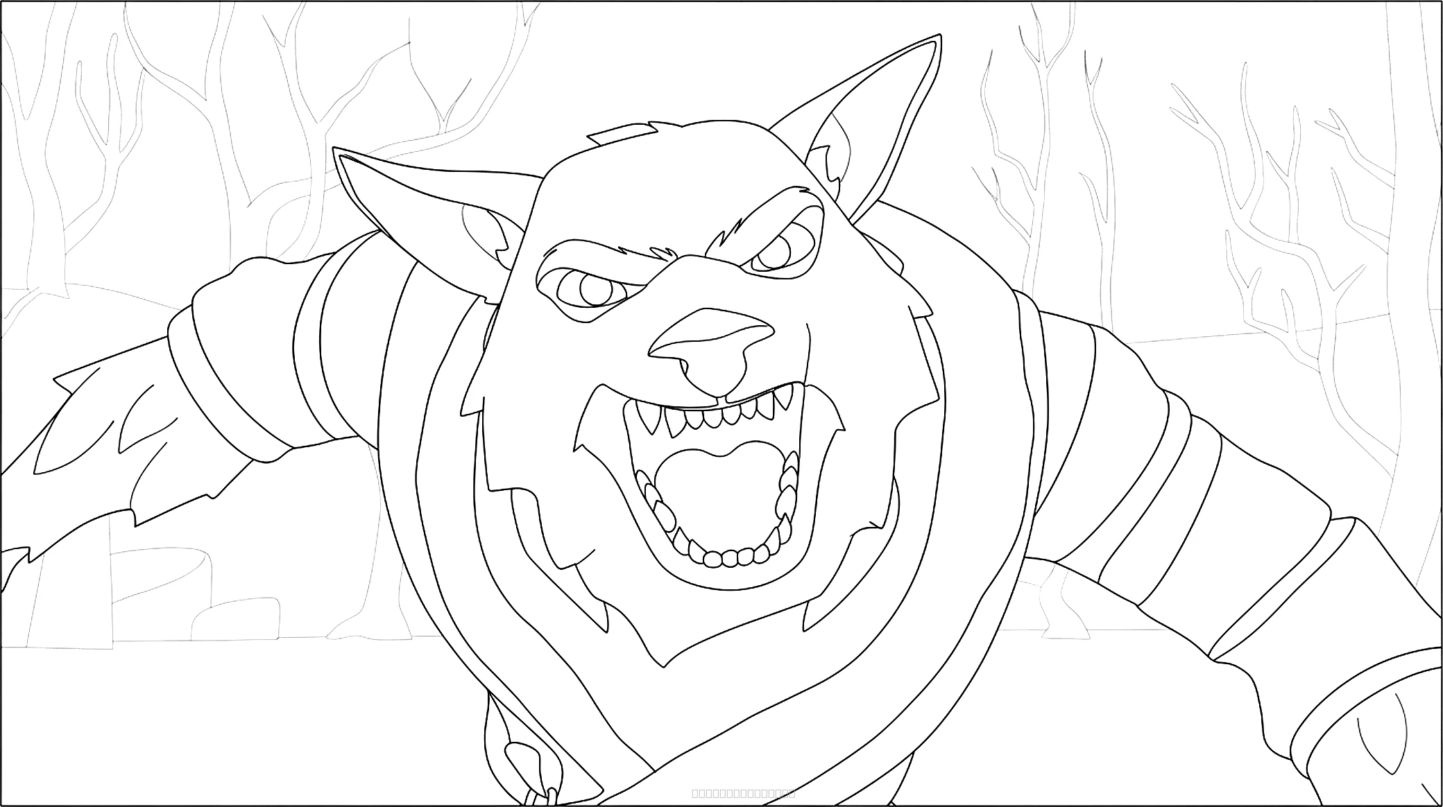 Custom Photo realistic coloring page for kids