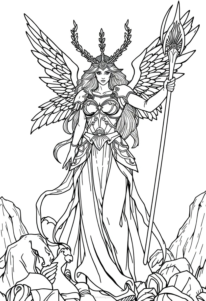 Valkyrie coloring pages