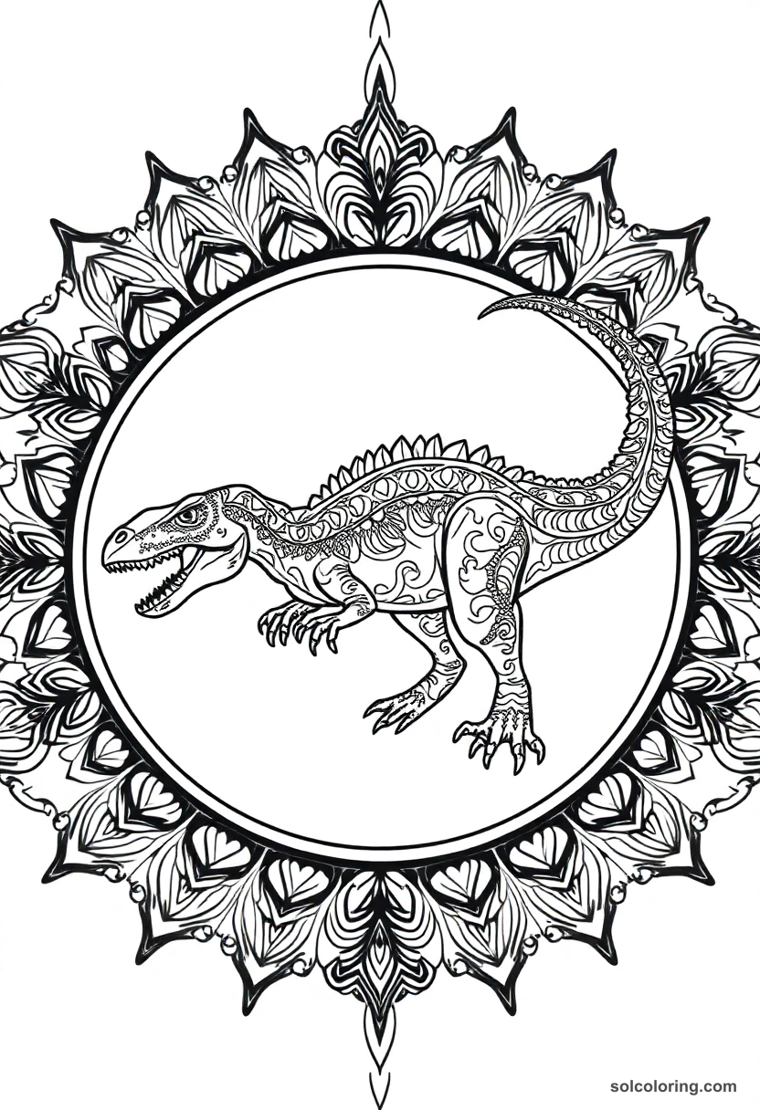 Mandala Velociraptor