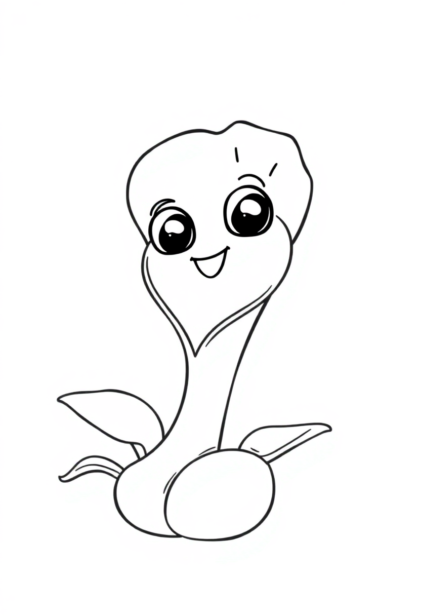 Venus Flytrap coloring page, free printable