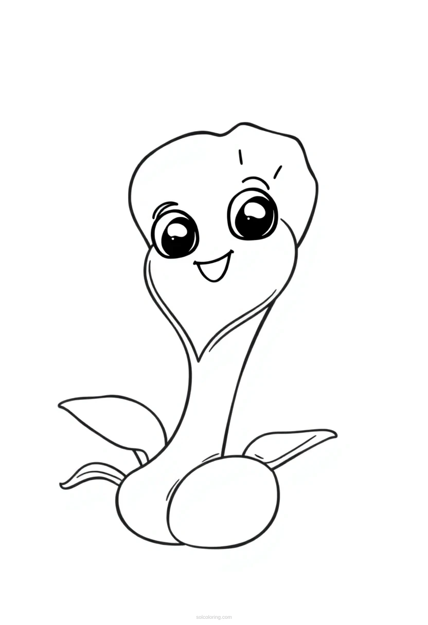 Venus Flytrap coloring page for kids