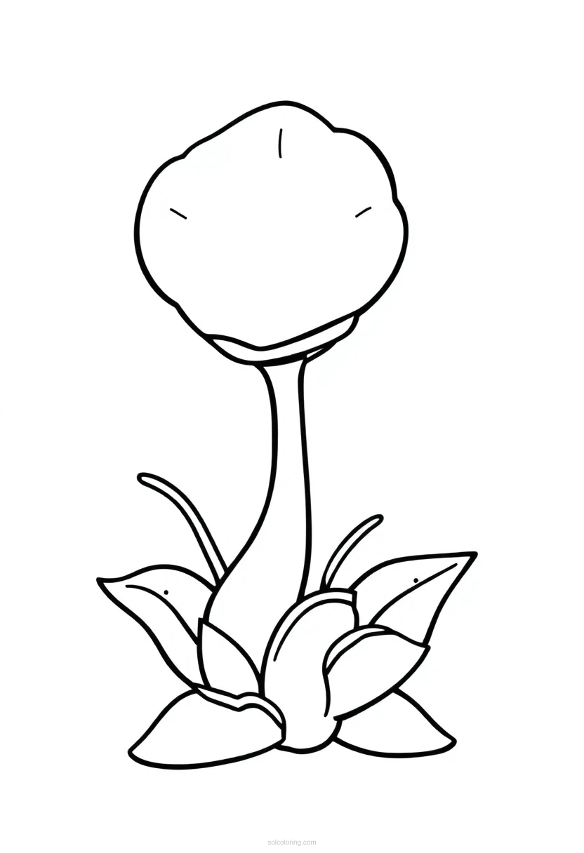 Venus Flytrap coloring page for kids
