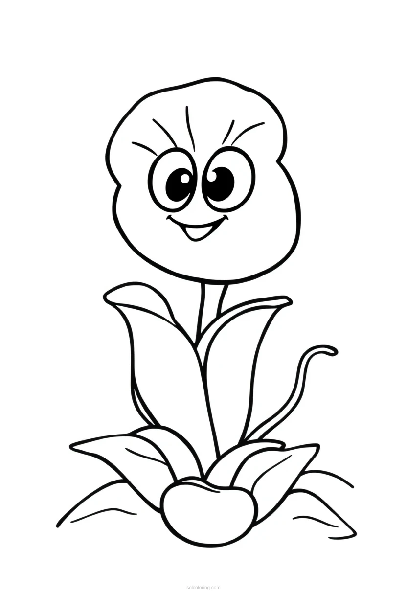 Venus Flytrap coloring page for kids