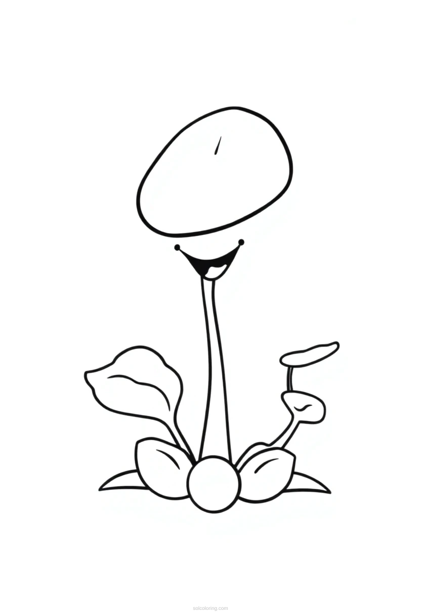 Venus Flytrap coloring page for kids