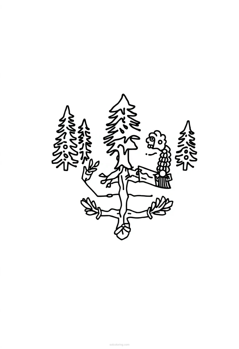 Vermont State Flag coloring pages