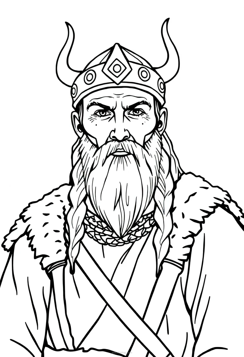 Viking coloring pages