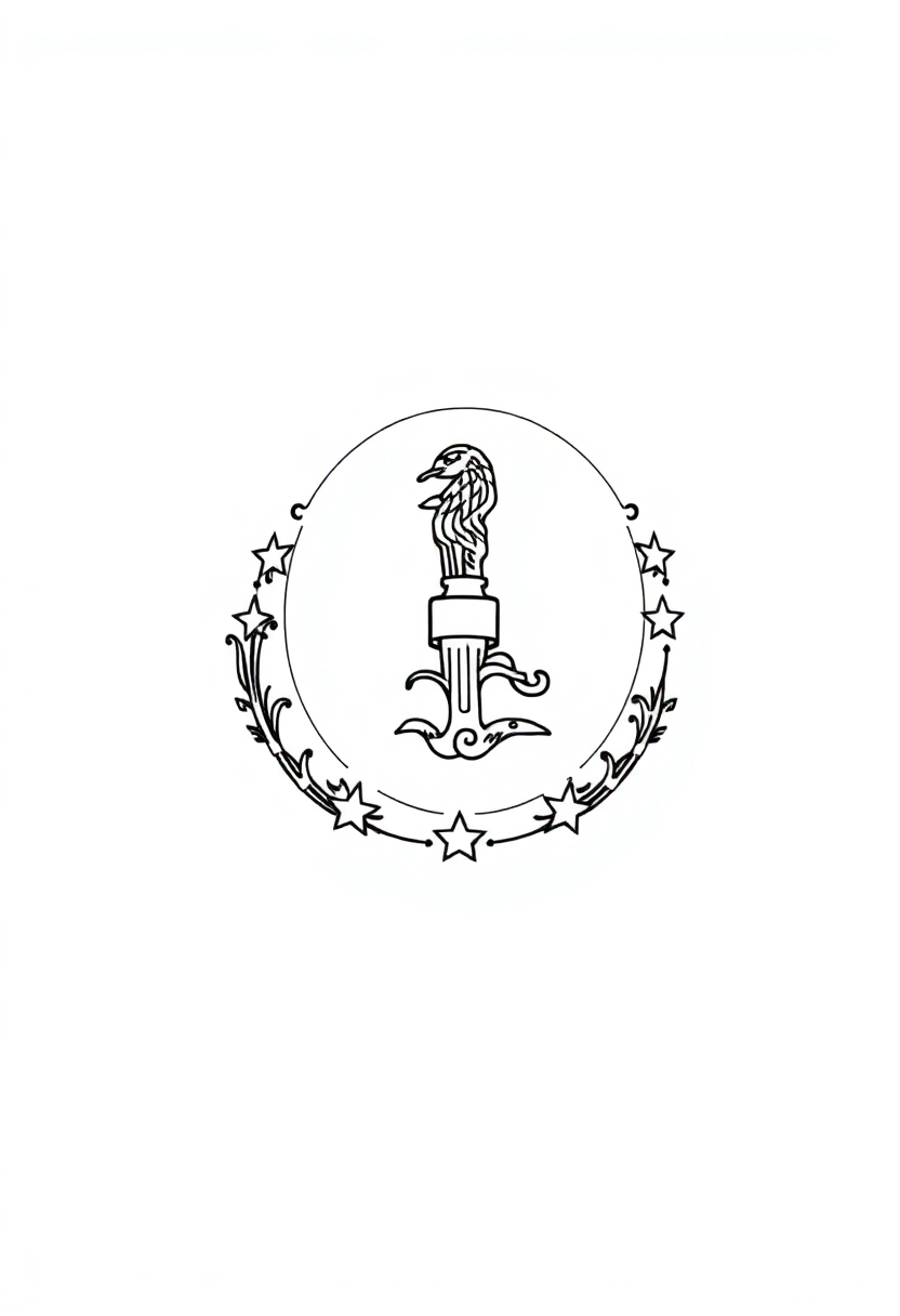 Virginia State Flag coloring page, free printable
