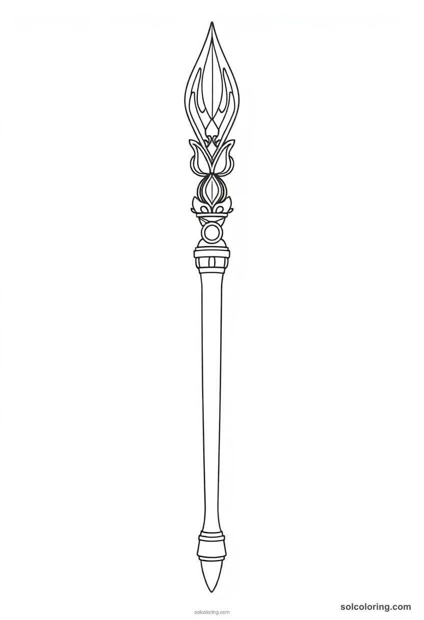 Was Scepter coloring page for kids