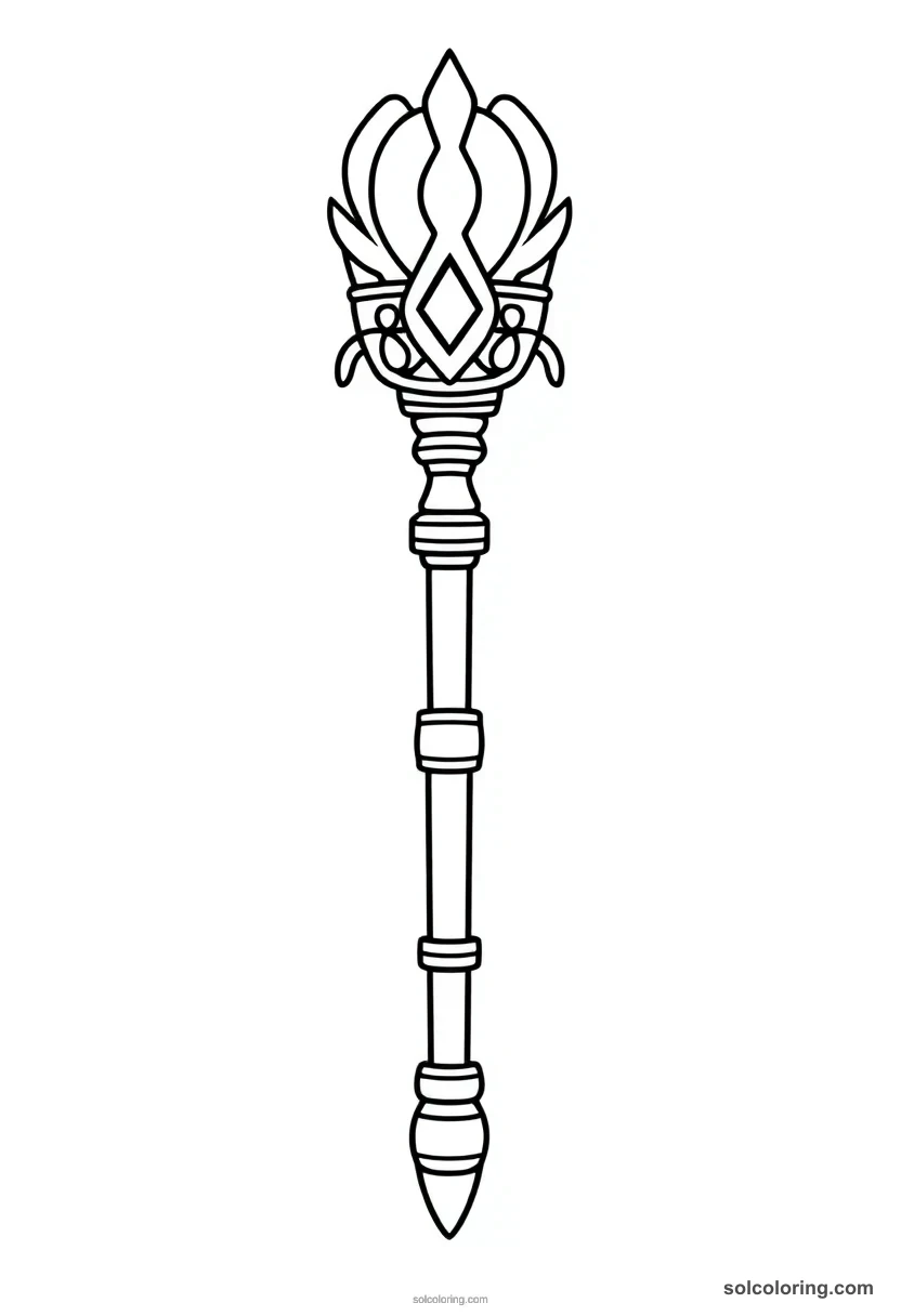 Was Scepter simple coloring page for kids