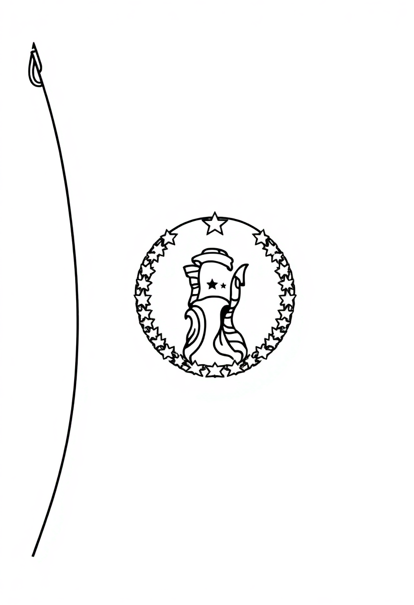 Washington State Flag coloring page