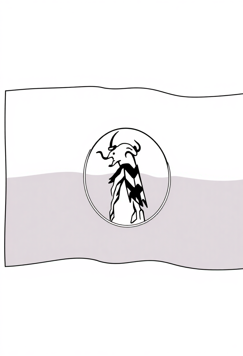 Washington State Flag coloring page, free printable
