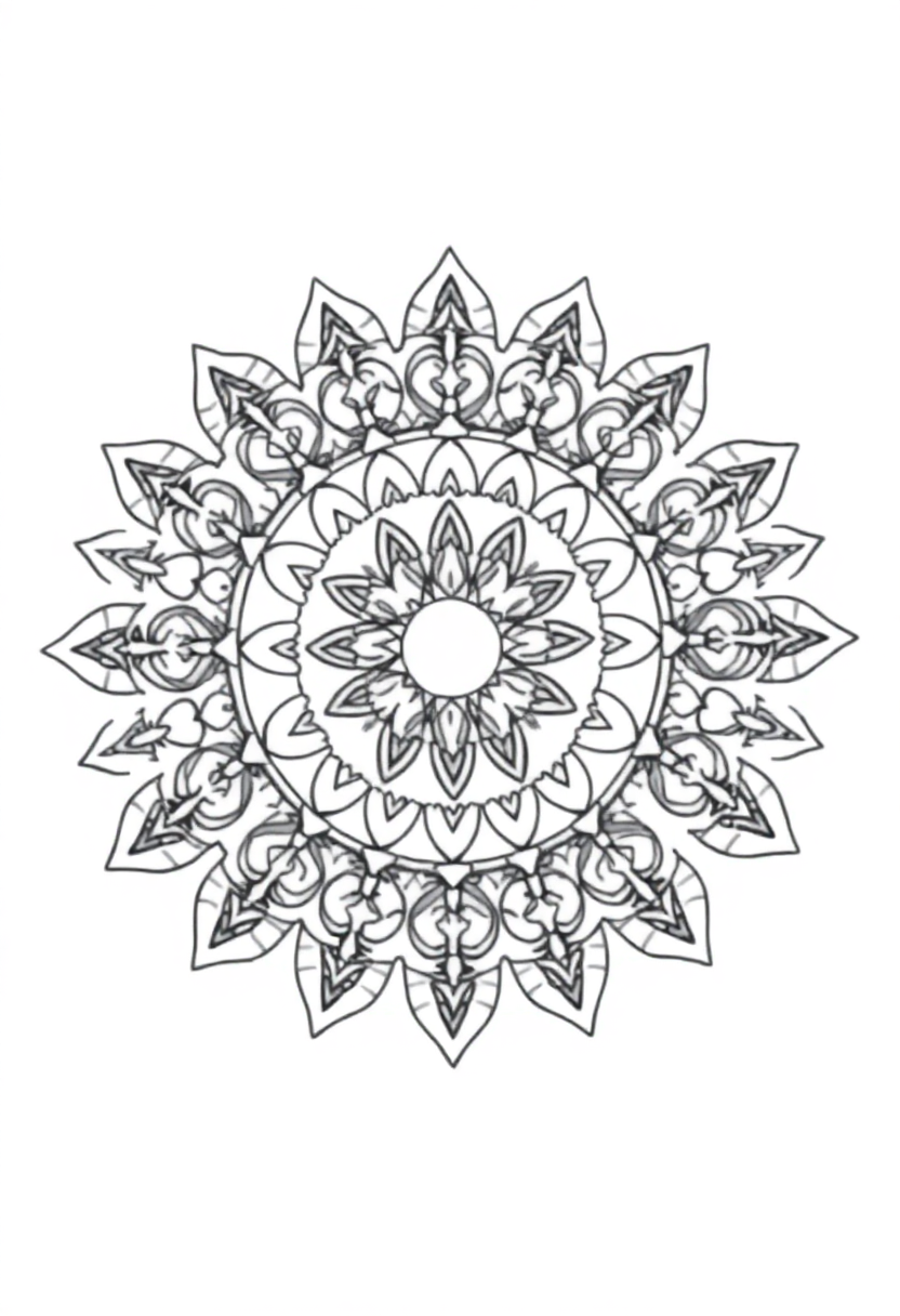Wedding Cake coloring page, free printable