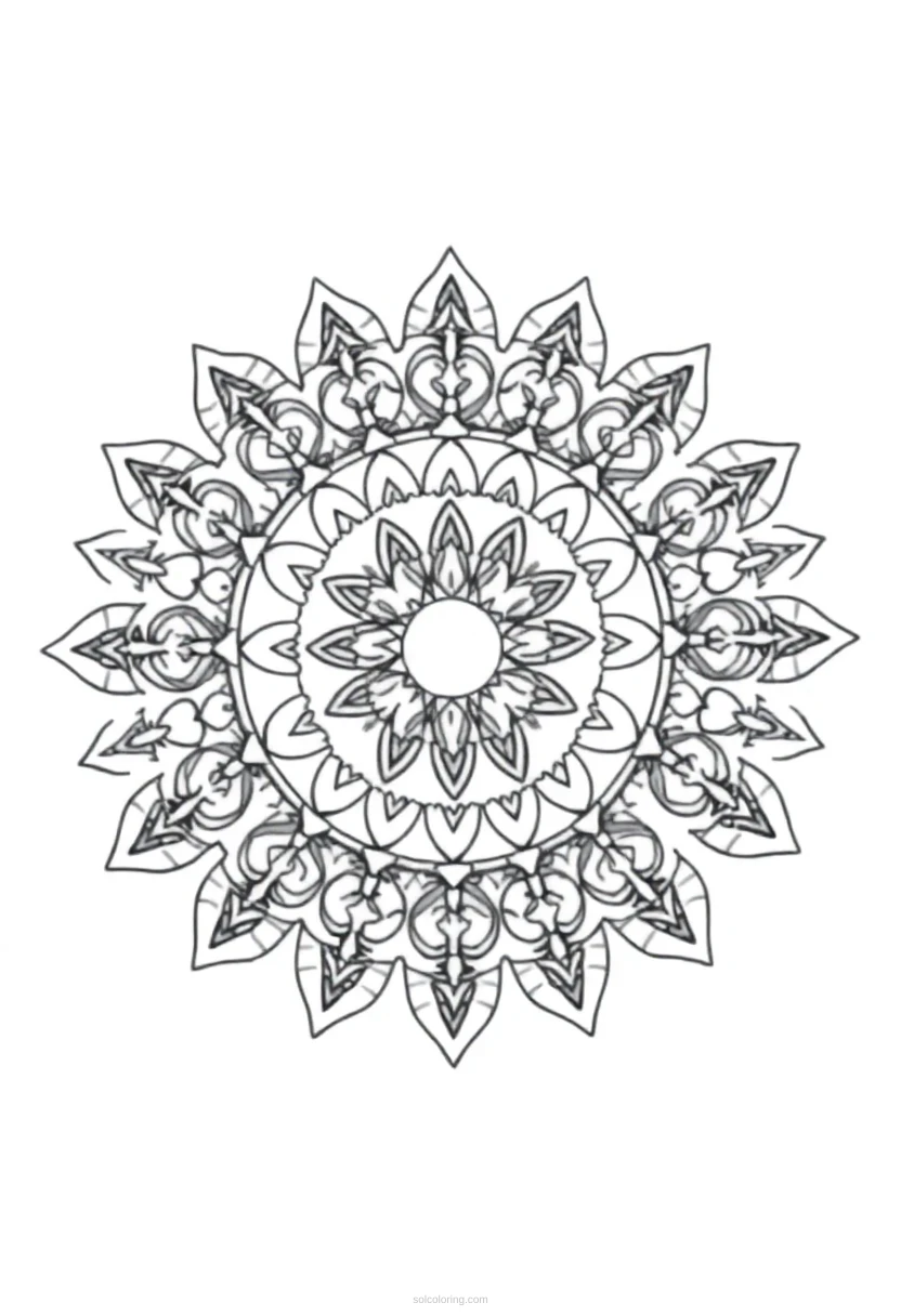 Wedding Cake coloring page for kids