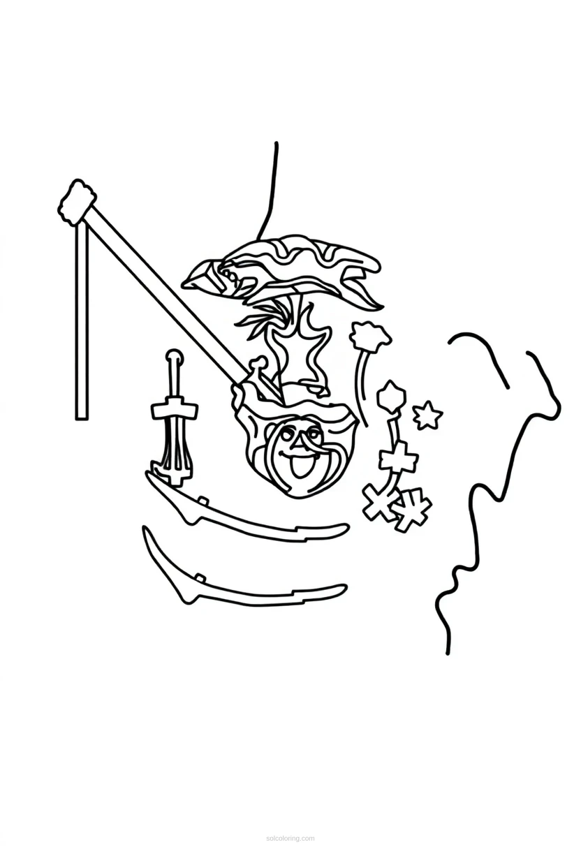 West Virginia State Flag coloring page for kids