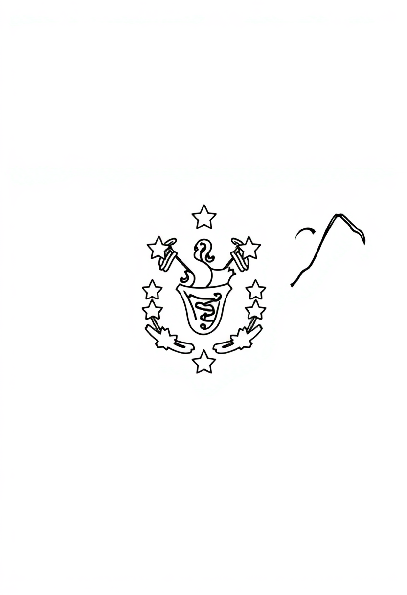 West Virginia State Flag coloring page, free printable