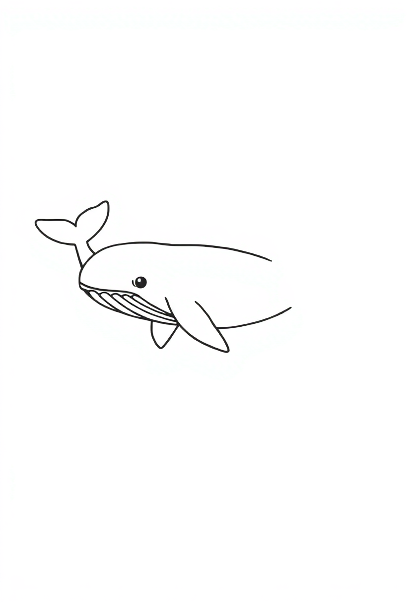 Whale coloring pages