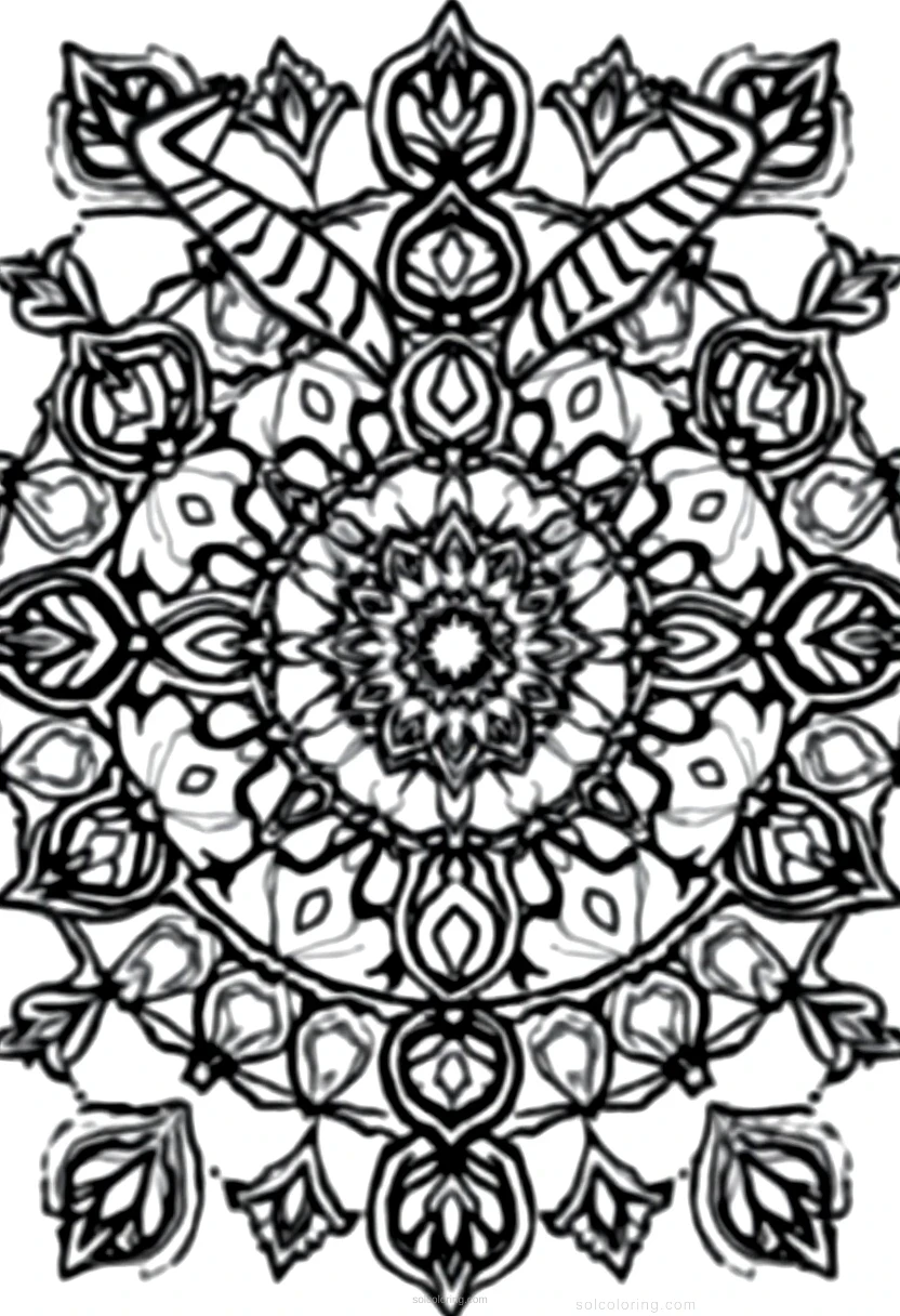 Wildebeest coloring page for kids