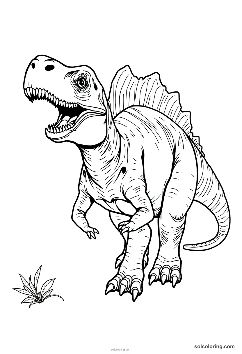 Yangchuanosaurus coloring pages